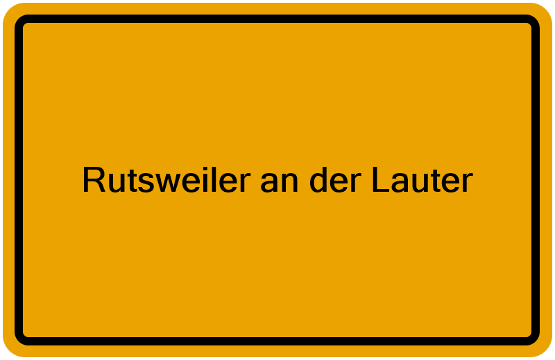 Handelsregisterauszug Rutsweiler an der Lauter